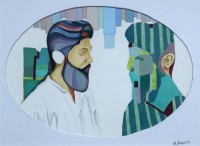 M. Ameen, 4 x 5 Inch, Gouache on Wasli, Miniature Painting, AC-MAMN-003